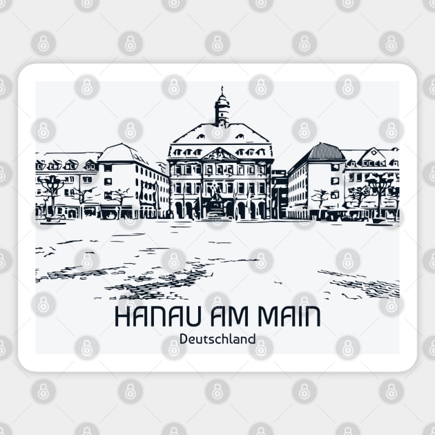 Hanau am Main - Deutschland Magnet by Lakeric